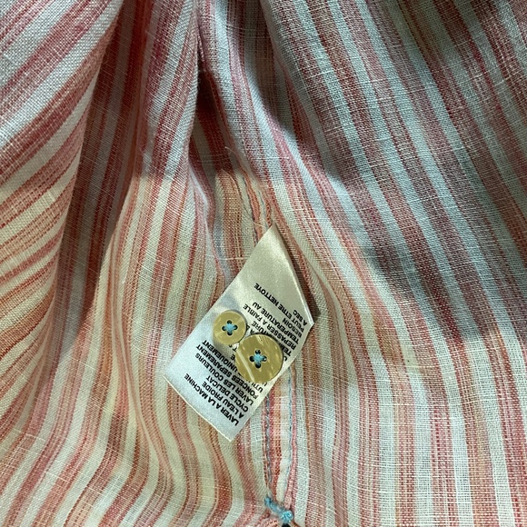 Men’s 100% Linen shirt - Tommy Bahama - size large - Picture 4 of 5